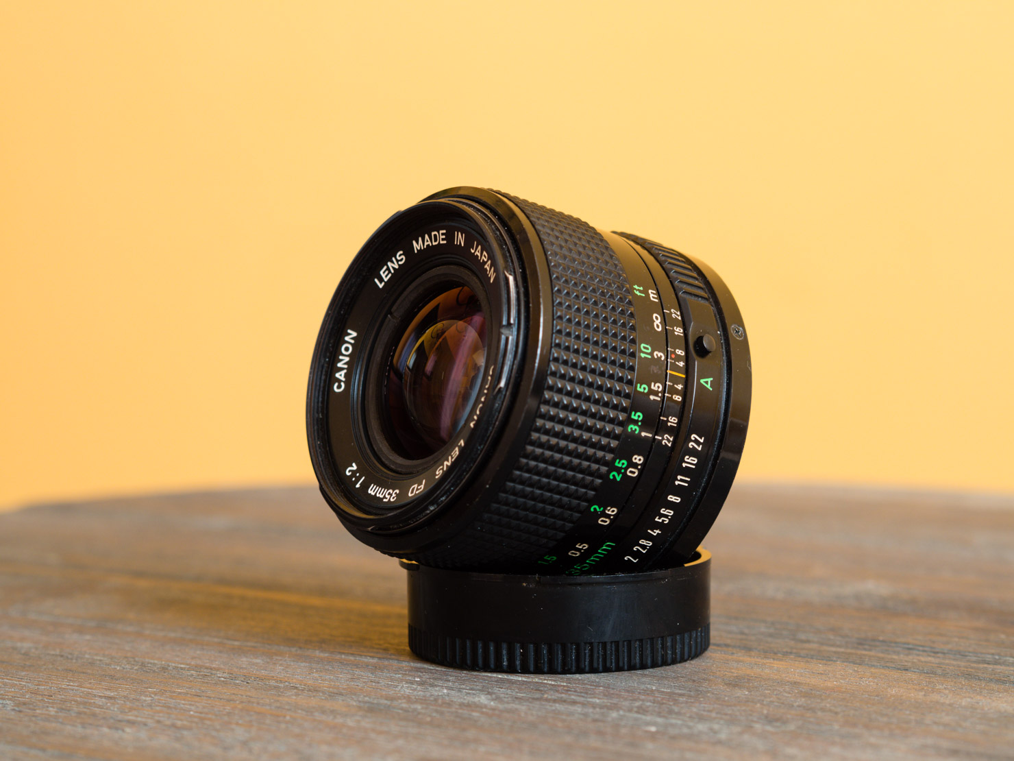 Canon FDn 35mm f/2 lens