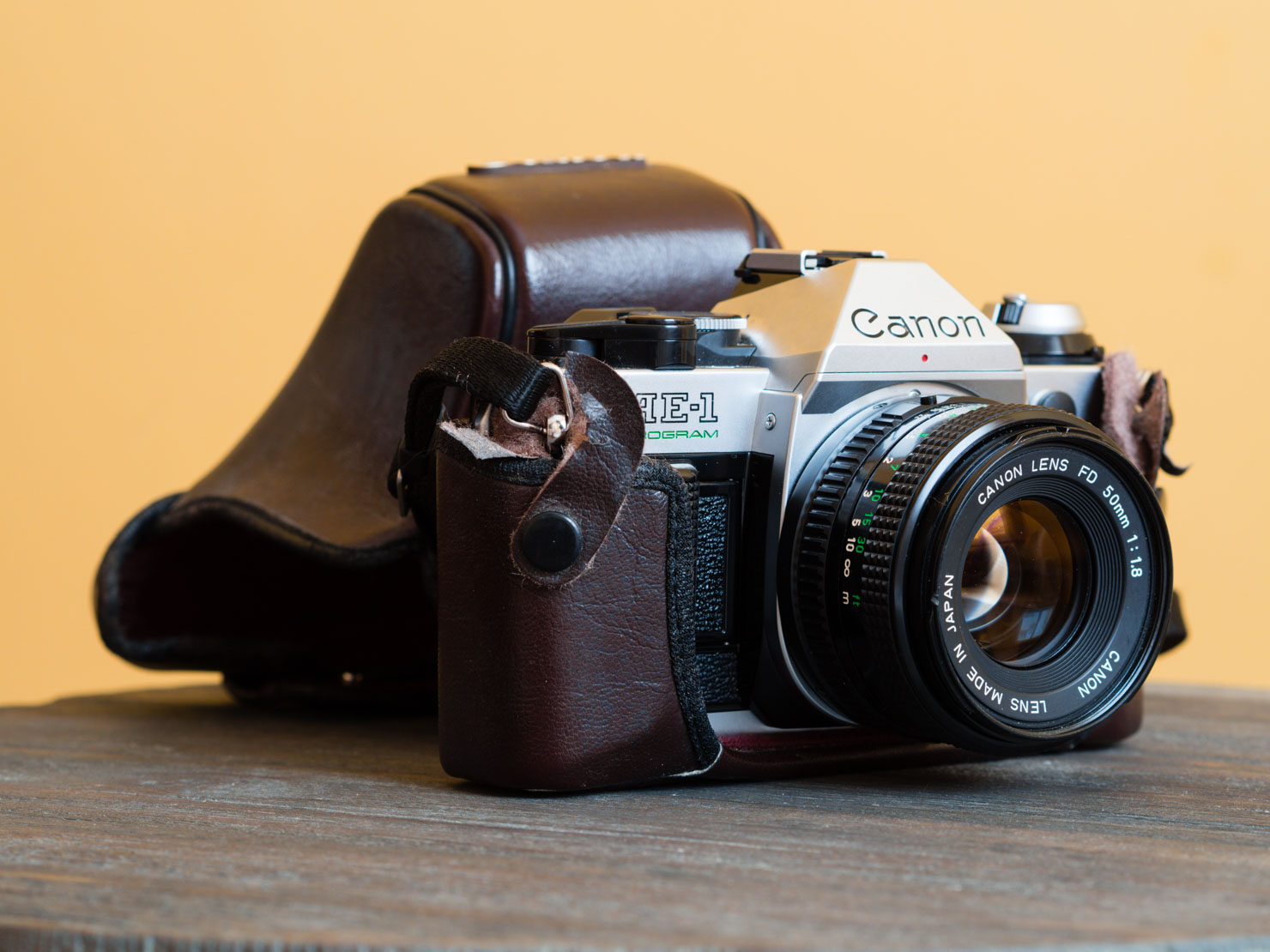 Leather case for the AE-1 Program